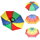 Maxbell Fishing Hiking Golf Beach Foldable Headwear Parasol Umbrella Hat