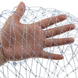 Maxbell Portable Nylon Folding Fishing Landing Net Rhombus Mesh Landing Dip Net-50cm - Aladdin Shoppers