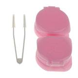 Maxbell Maxbell 2 Pieces Mini Cute Contact Lens Travel Kit Case Storage Holder Container Box