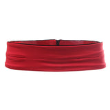 Maxbell Maxbell Fitness Running Bum Bag Cycling Elastic Sports Waist Pack Belt Pouch -Red M