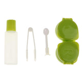 Maxbell Maxbell Portable Contact Lens Case Pocket Size Storage Holder Container A-5577 Green