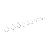 Maxbell 200pcs Barbed Fishing Hook High-Carbon Steel Fishhook Saltwater Black 9# 10#