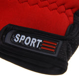 Maxbell Maxbell Outdoor Non Slip 2 Finger Fishing Gloves Hand Protection Waterproof Red