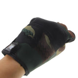 Maxbell Maxbell Outdoor Non Slip 2 Finger Fishing Gloves Hand Protection Waterproof Green