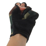 Maxbell Maxbell Outdoor Non Slip 2 Finger Fishing Gloves Hand Protection Waterproof Green