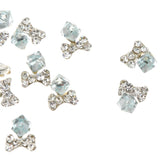 Maxbell 10pcs 3D Nail Art Alloy Rhinestones Peal Stricker Charms Jewelry Glitter 03