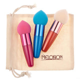 Maxbell Maxbell Set 3 Flawless Beveling Bevel Liquid Concealer Foundation Makeup Sponge Brush Make Up Powder Puff Kit