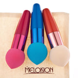 Maxbell Maxbell Set 3 Flawless Beveling Bevel Liquid Concealer Foundation Makeup Sponge Brush Make Up Powder Puff Kit