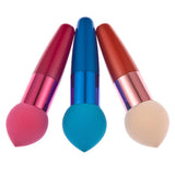 Maxbell Maxbell Set 3 Flawless Beveling Bevel Liquid Concealer Foundation Makeup Sponge Brush Make Up Powder Puff Kit