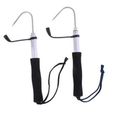 Maxbell Maxbell Telescopic Fishing Gaff Stainless Steel Hook Aluminum Body