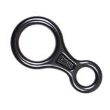 Maxbell Figure 8 Mountaineering Climbing Rappelling Ring Belay Device 35KN Black - Aladdin Shoppers