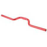 Maxbell Maxbell Anodized Road Race Mountain Bike Fixed Gear Bike Riser Bar Handlebar 25.4mm 52cm Red