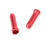 Maxbell Maxbell Pack of 20 Mountain Bike Brake Derailleur Shifter Cable End Cap Tips Crimp Red