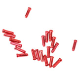 Maxbell Maxbell Pack of 20 Mountain Bike Brake Derailleur Shifter Cable End Cap Tips Crimp Red