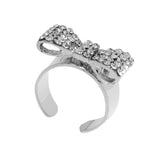 Maxbell Maxbell Women's Punk Crystal 3D Rhinestone Nail Art Knuckle Finger Tip Ring #19