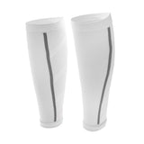 Maxbell Maxbell Unisex Running Athletics Compression Sleeves Calf Leg Shin Splints White