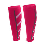 Maxbell Unisex Running Athletics Compression Sleeves Calf Leg Shin Splints Rose Red - Aladdin Shoppers