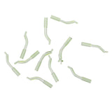 Maxbell Maxbell 10PCS Carp Fishing Line Aligner Hook Sleeve End Tackle Rig Fishing Swivel