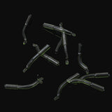 Maxbell Maxbell 10PCS Carp Fishing Line Aligner Hook Sleeve End Tackle Rig Fishing Swivel