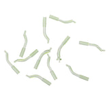 Maxbell Maxbell 10PCS Carp Fishing Line Aligner Hook Sleeve End Tackle Rig Fishing Swivel