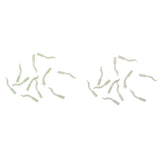 Maxbell Maxbell 10PCS Carp Fishing Line Aligner Hook Sleeve End Tackle Rig Fishing Swivel