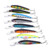 Maxbell Maxbell 4Pcs Plastic Fishing Hard Plastic Lures Crankbait 4# Treble Hooks Tackle