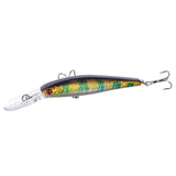 Maxbell Maxbell 4Pcs Plastic Fishing Hard Plastic Lures Crankbait 4# Treble Hooks Tackle