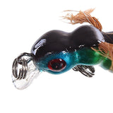 Maxbell Maxbell 4.5cm/3.6g Crankbait Bait Bee Body Bass Lures Fishing Tackle Treble Hooks
