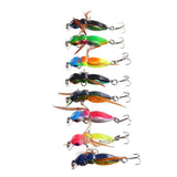 Maxbell Maxbell 4.5cm/3.6g Crankbait Bait Bee Body Bass Lures Fishing Tackle Treble Hooks
