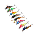 Maxbell Maxbell 4.5cm/3.6g Crankbait Bait Bee Body Bass Lures Fishing Tackle Treble Hooks