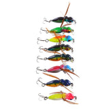 Maxbell Maxbell 4.5cm/3.6g Crankbait Bait Bee Body Bass Lures Fishing Tackle Treble Hooks