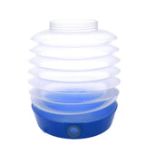 Maxbell Maxbell 5L Outdoor Portable Collapsible Water Dispenser With Tap Beer Container Blue Camping Outing