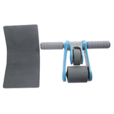 Maxbell Maxbell Abdominal Roller Wheel + Knee Pad Gym Home Workout Exercise Fitness Blue