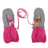 Maxbell Maxbell Children Winter Warm Ski Gloves Waterproof Windproof Gloves/Mittens Rose M