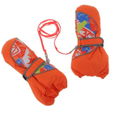 Maxbell Children Winter Warm Ski Gloves Waterproof Windproof Gloves/Mittens Orange M - Aladdin Shoppers
