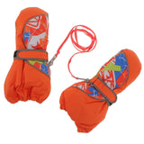 Maxbell Children Winter Warm Ski Gloves Waterproof Windproof Gloves/Mittens Orange M - Aladdin Shoppers