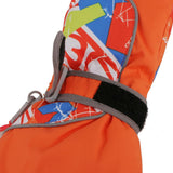 Maxbell Children Winter Warm Ski Gloves Waterproof Windproof Gloves/Mittens Orange M - Aladdin Shoppers