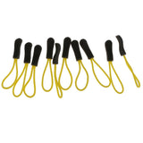 Maxbell 10pcs Zipper Pull Replacement Zip Cord Puller Slider Jacket Backpack Yellow - Aladdin Shoppers