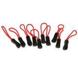 Maxbell 20pcs Zipper Pulls Replacement Zip Cord Puller Slider For Jacket Backpack