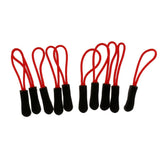 Maxbell 20pcs Zipper Pulls Replacement Zip Cord Puller Slider For Jacket Backpack