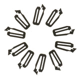 Maxbell Maxbell 10pcs 25mm Molle Webbing Connecting Clips Strap Buckle Backpack Clip