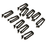 Maxbell 10pcs 25mm Molle Webbing Connecting Clips Strap Buckle Backpack Clip Black - Aladdin Shoppers
