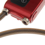 Maxbell Pro Password Alarm Anti-Theft Security Lock Chain Bicycle Guard 120cm Red - Aladdin Shoppers