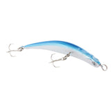 Maxbell 2pcs Topwater Fishing Lures Baits Crankbaits with Treble Hooks Green/Blue