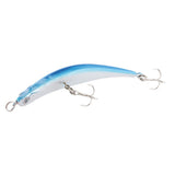 Maxbell 2pcs Topwater Fishing Lures Baits Crankbaits with Treble Hooks Green/Blue