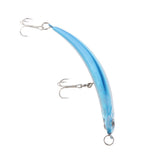 Maxbell 2pcs Topwater Fishing Lures Baits Crankbaits with Treble Hooks Green/Blue