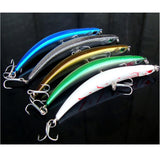 Maxbell Saltwater 11cm Topwater Fishing Lures Baits Treble Hooks Crankbait Green - Aladdin Shoppers