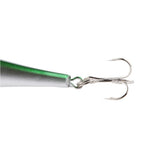 Maxbell 2pcs Topwater Fishing Lures Baits Crankbaits with Treble Hooks Green/Blue