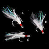 Maxbell 5 Pcs Kit Double Enhanced Carbon Steel Fishing Treble Hooks 4# - Aladdin Shoppers