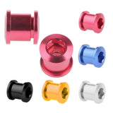 Maxbell Aluminum CNC Bike Double Chain Ring Crank Nuts Bicycle Bolt Screw Red - Aladdin Shoppers